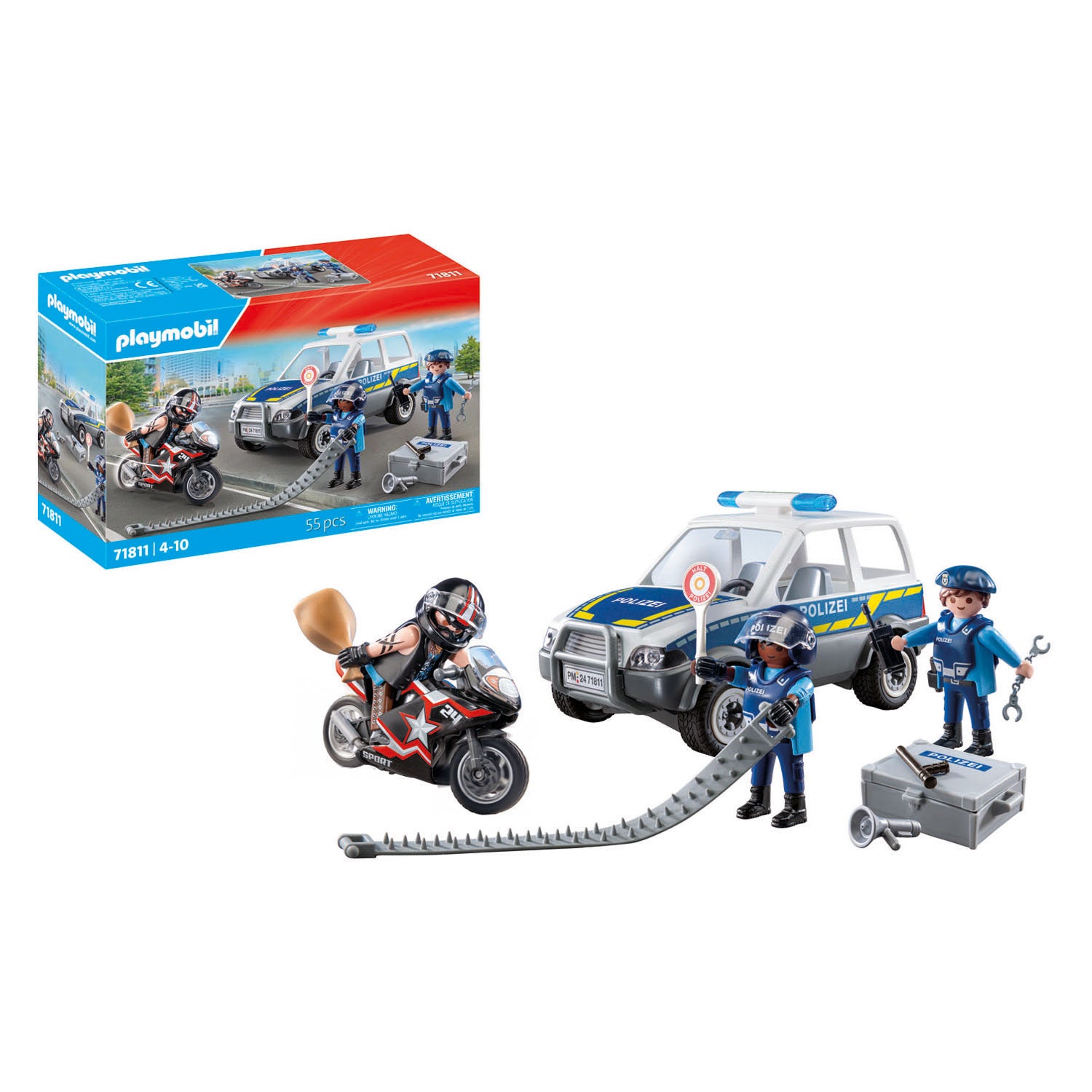 Opération policière des héros d'action Playmobil - 71811