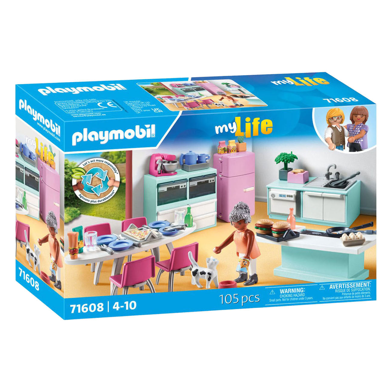 Playmobil 71608 Cuisine avec salle à manger