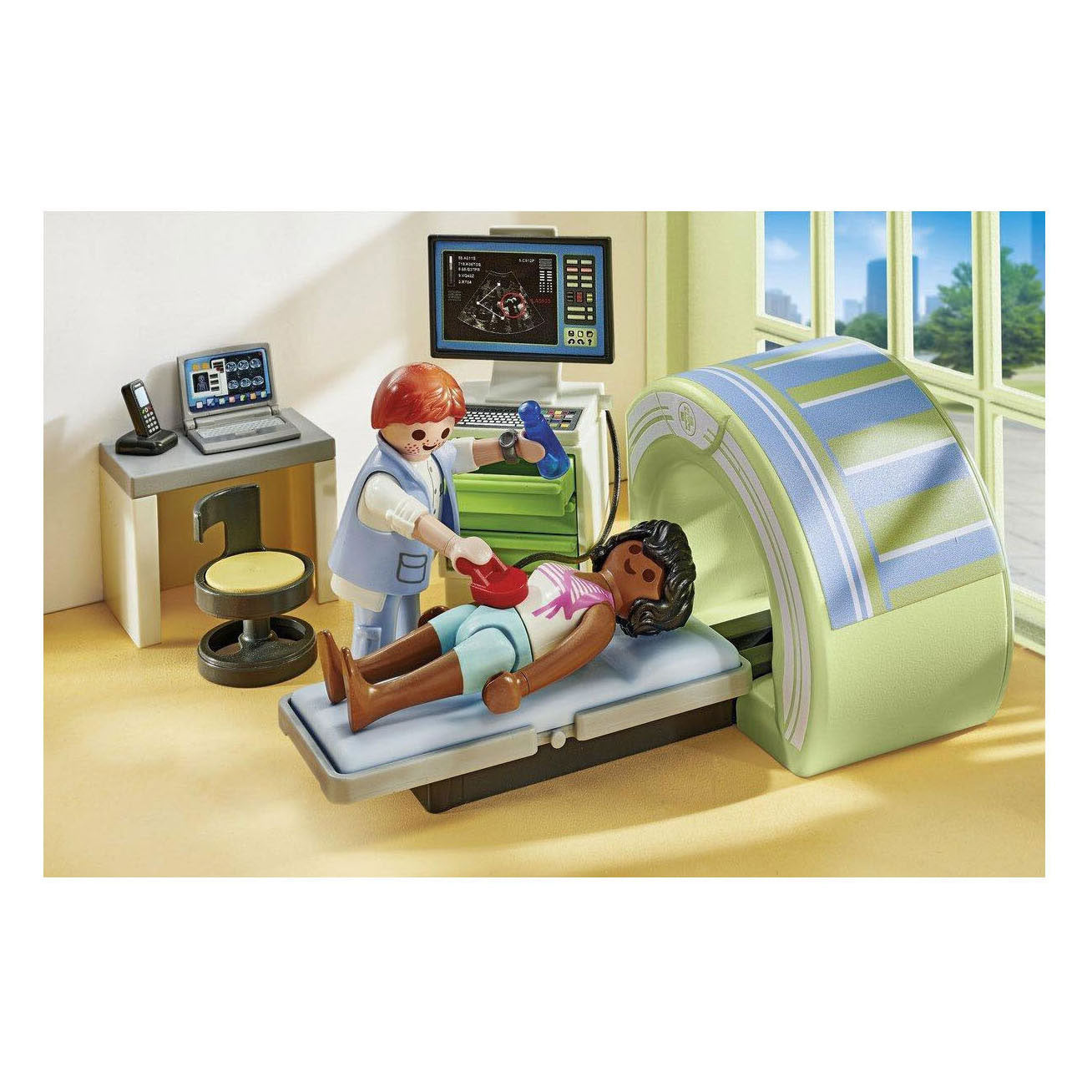 Playmobil Action Heroes IRM avec patient