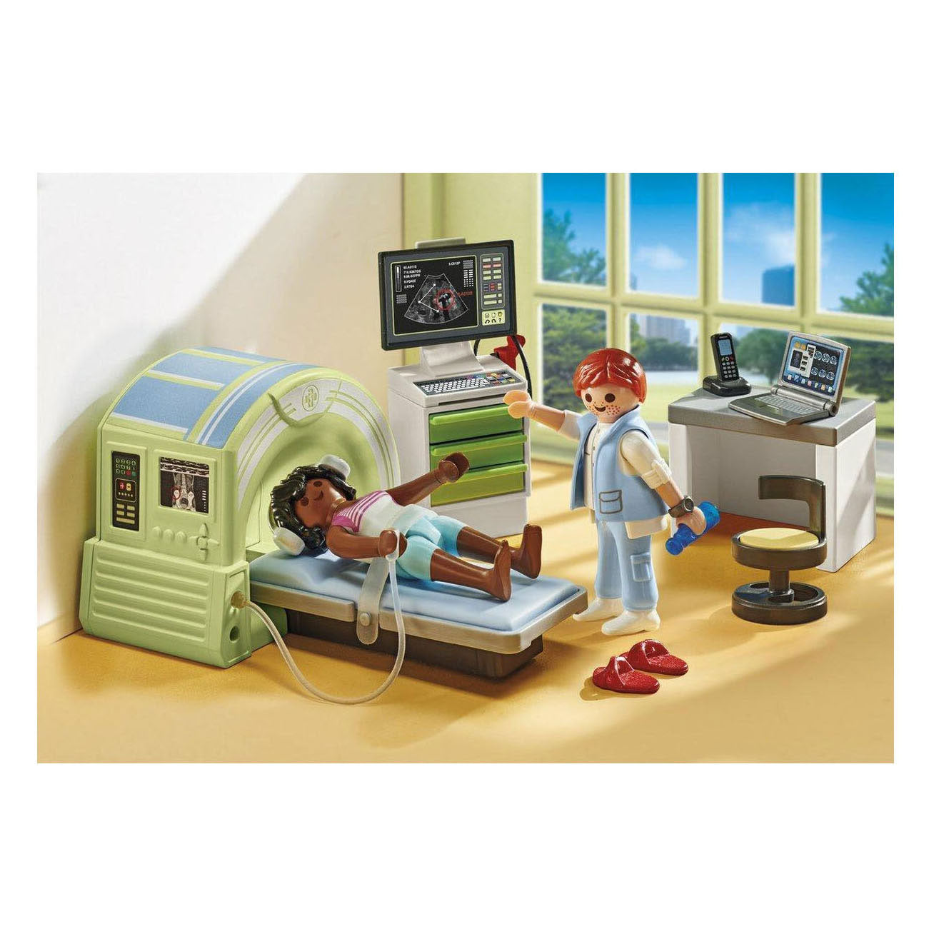 Playmobil Action Heroes IRM avec patient