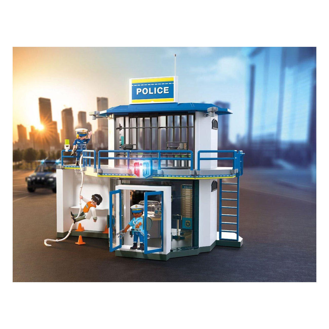 Playmobil 71874 Station de police avec espace de recherche
