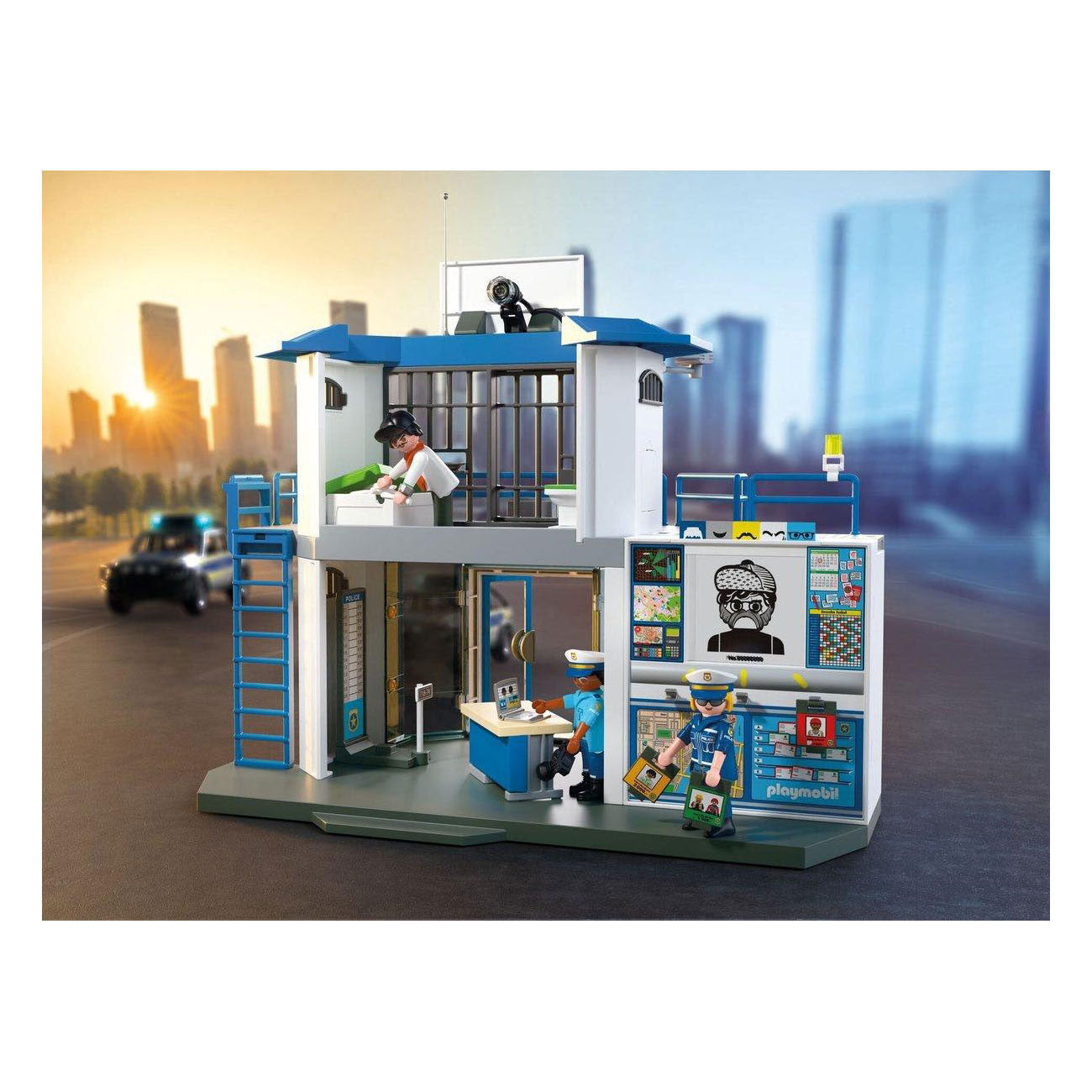 Playmobil 71874 Station de police avec espace de recherche