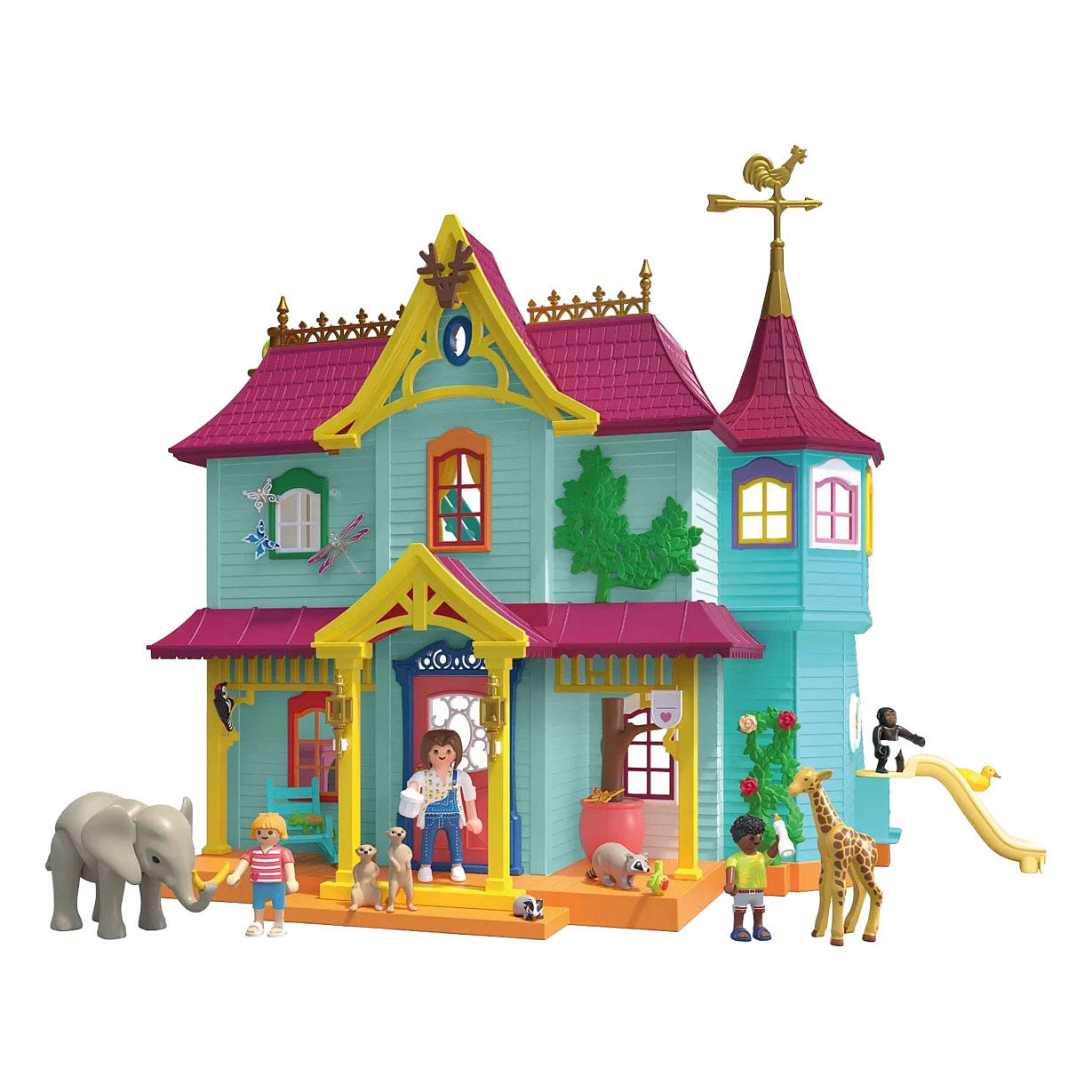 Playmobil 71852 maison d'animaux animée