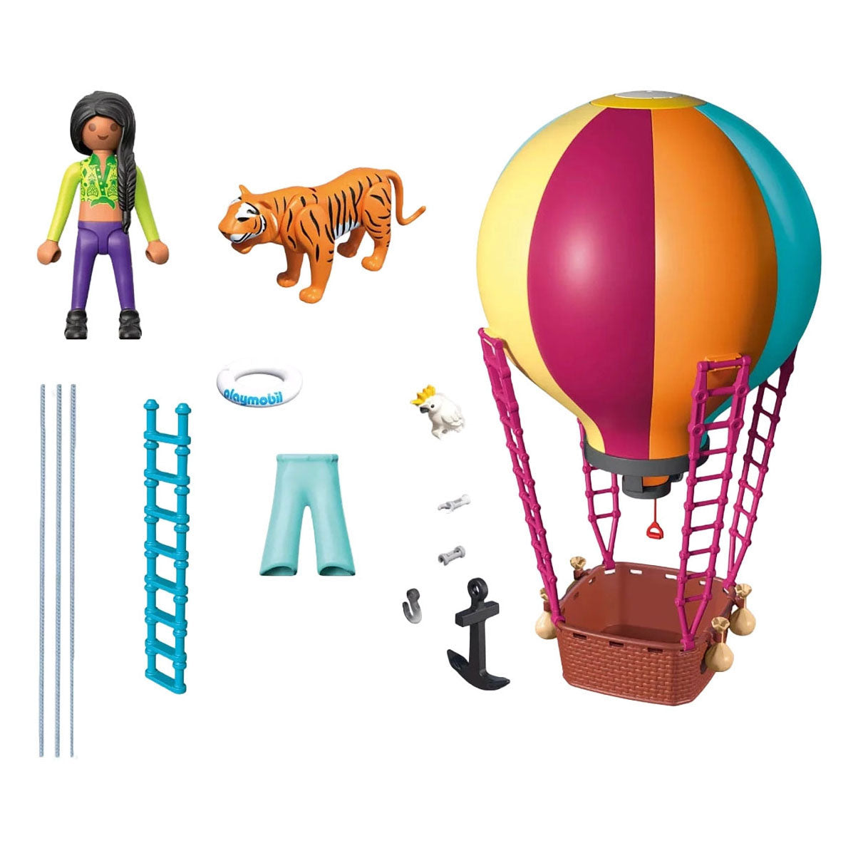 Playmobil animaux amis vol en montgolfière - 71854