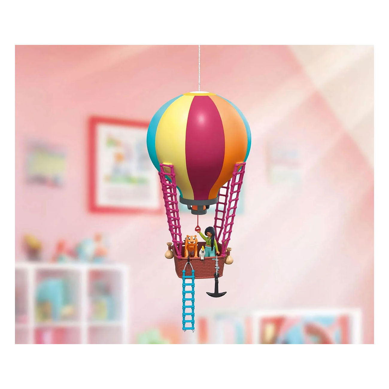 Playmobil animaux amis vol en montgolfière - 71854