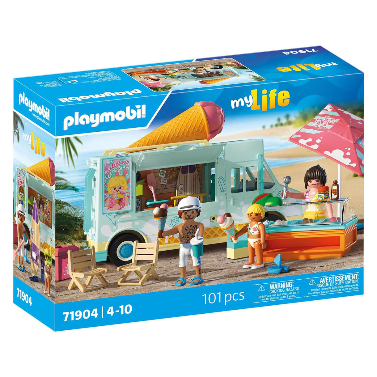 Playmobil 71904 Ice Cowagen avec surfshop