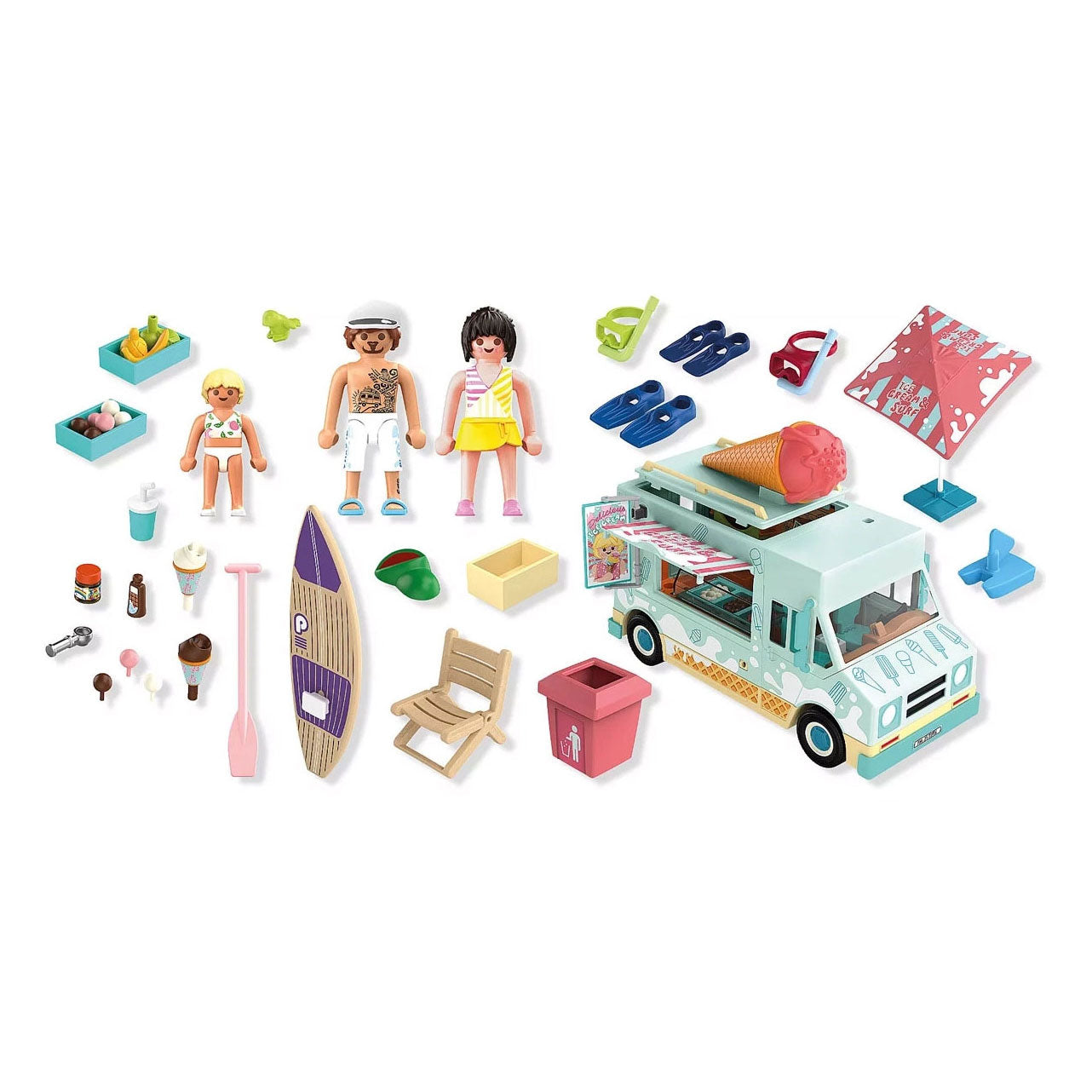 Playmobil 71904 Ice Cowagen avec surfshop