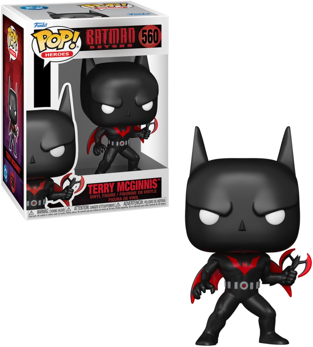 Funko Batman Terry McGinnis (édition Chase possible !) figurine en vinyle 560 pop unisexe ! - neutre - standard