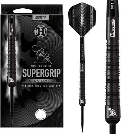 Harrows supergrip édition noire 90% tungstène 28gr
