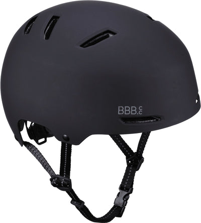 Bbb cycling wave casque de vélo pour enfants - 3 à 7 ans - léger - réglable - rembourrage lavable - casque de vélo filles et garçons - casque de vélo enfants - noir mat - petit : 51-55 cm - bhe-150