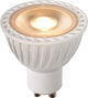 Lucide mr16 - lampe led - ø 5 cm - led dim to warm - gu10 - 1x5w 2200k 3000k - blanc