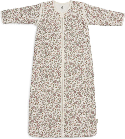 Jollein gigoteuse hiver avec manches zippées 110cm fleurs rétro - gigoteuse d'hiver