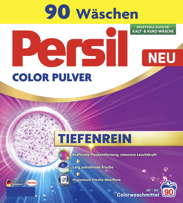 Persil couleur poudre professionnelle - lessive - linge coloré - 90 lavages - conditionnement vrac