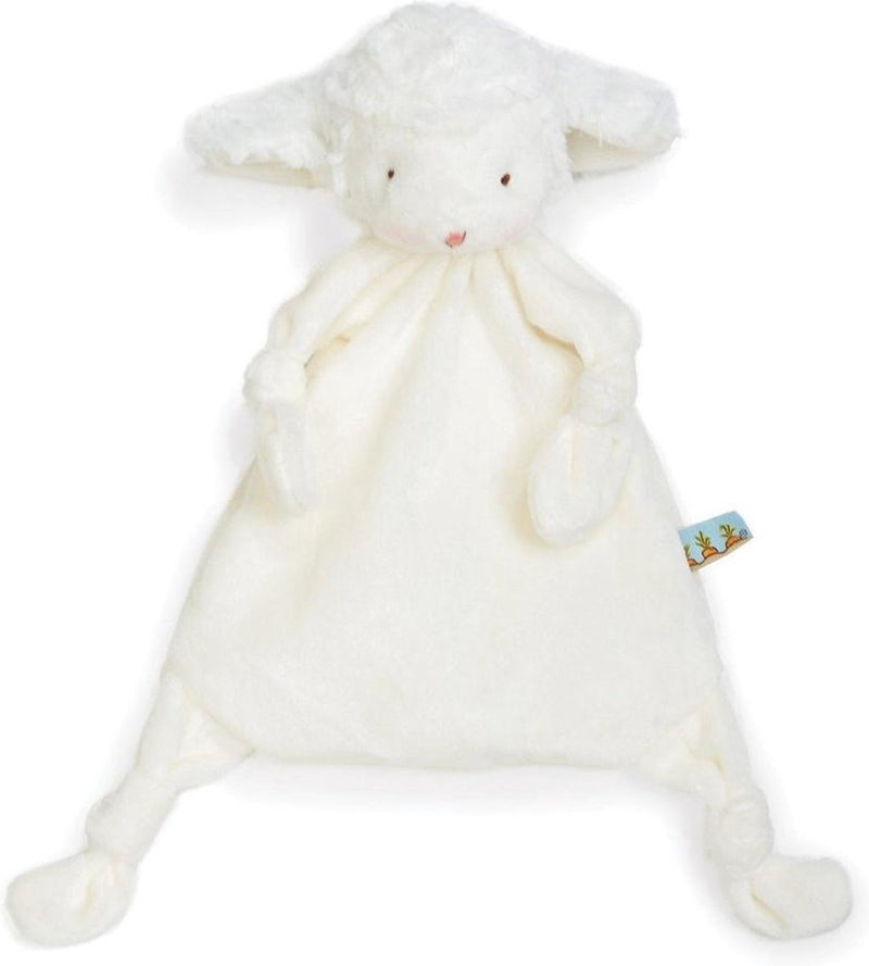 Bunnies by the bay Kiddo the Lamb doudou - tétine - extrêmement doux - lavable en machine - agneau - 30 cm - blanc