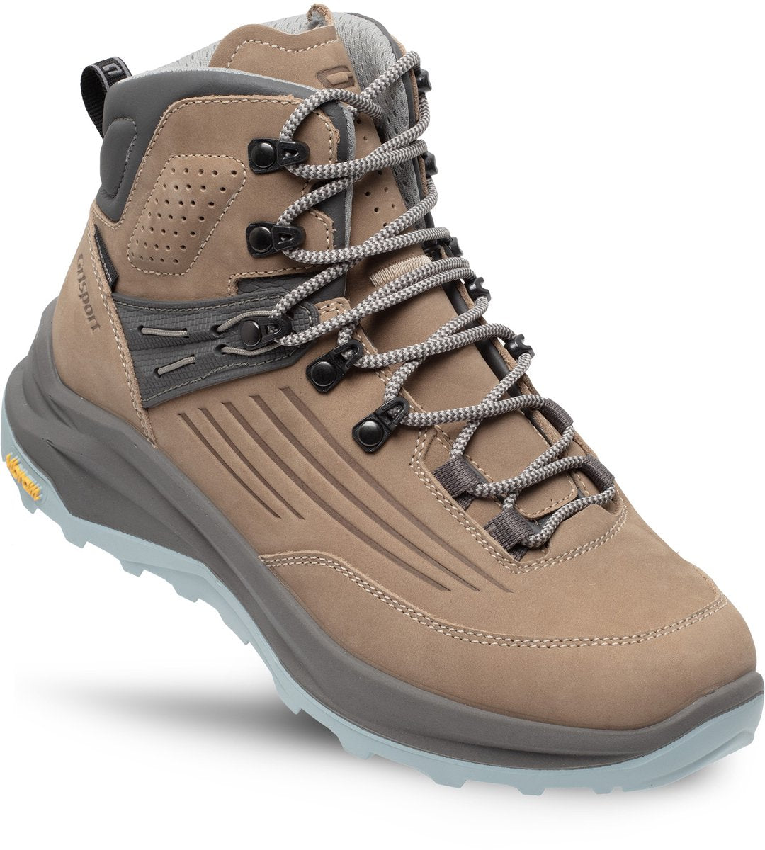 Chaussures de randonnée femme Grisport outlander mid - beige bleu clair