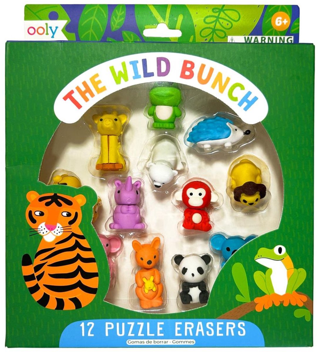 Ooly - la bande sauvage - gommes à puzzle