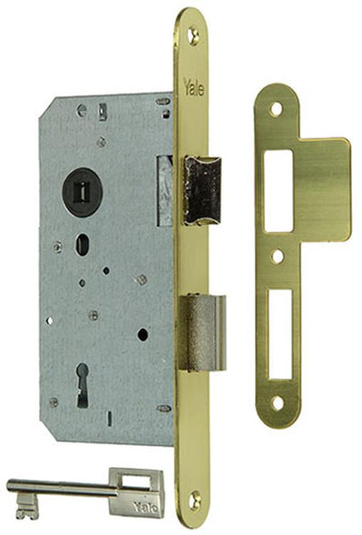 Yale 1019041 - 1 serrure double mortaise mess.l r a1356 50mm | 1 pièce