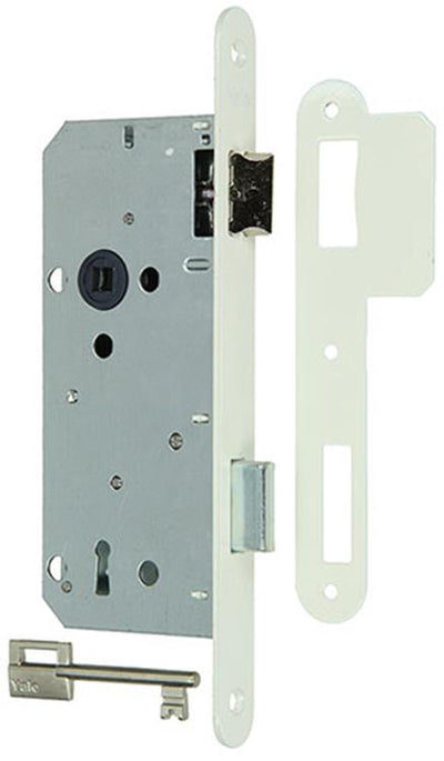 Yale 1019069 - 1 serrure à mortaise blanche a1390 24 bb 50mm | 1 pièce