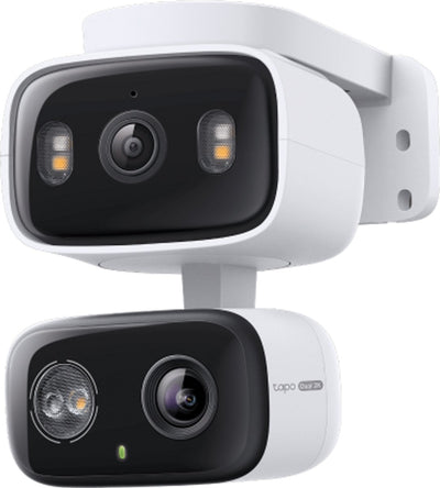Caméra de sécurité TP-Link Tapo C246D double objectif - intérieur extérieur - 2K 3MP - panoramique - détection AI - IP65