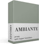 Drap-housse en jersey fendu Ambiante - double - vert