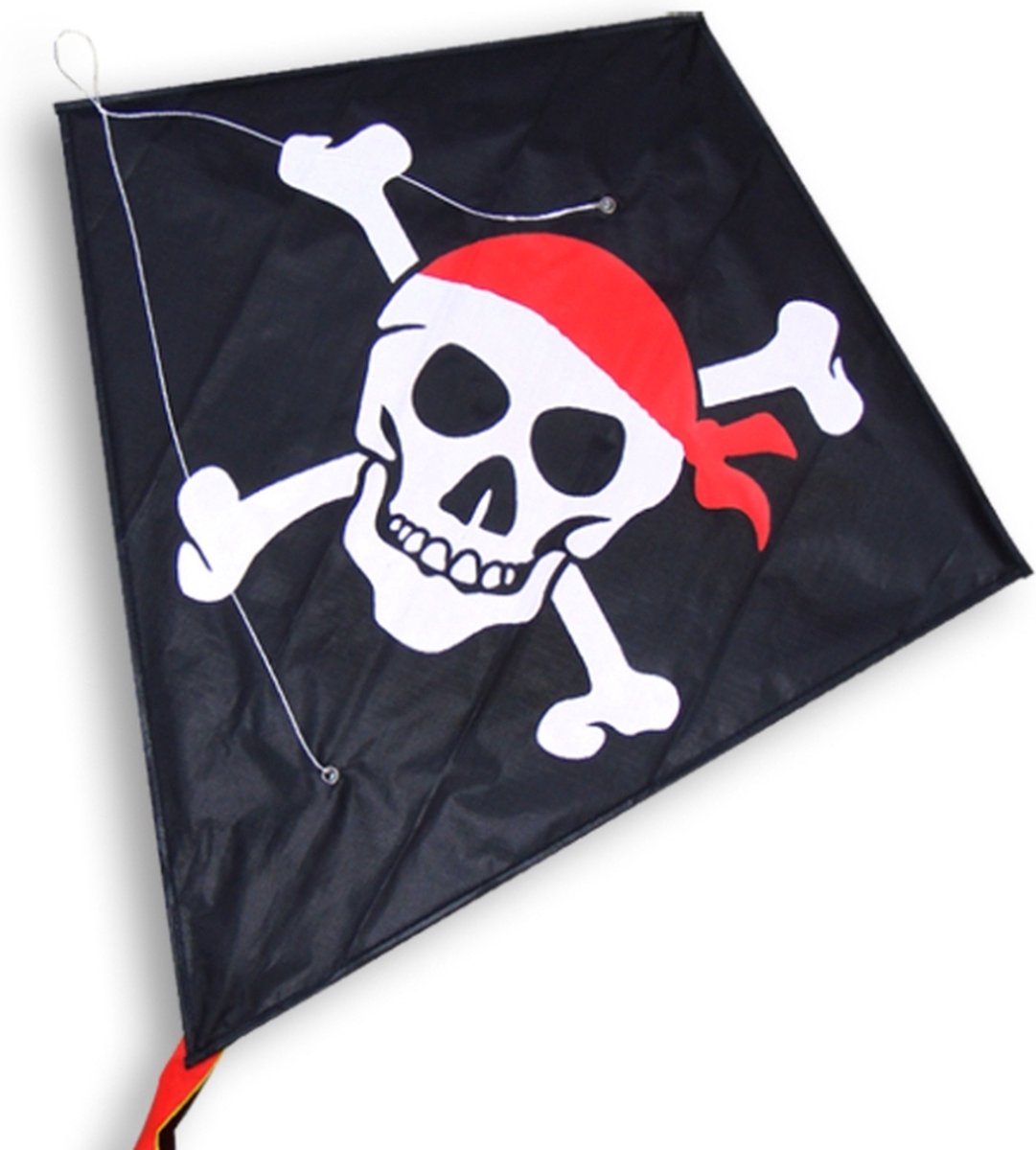 Cerf-volant diamant Skully plage Didak - 60x65 cm