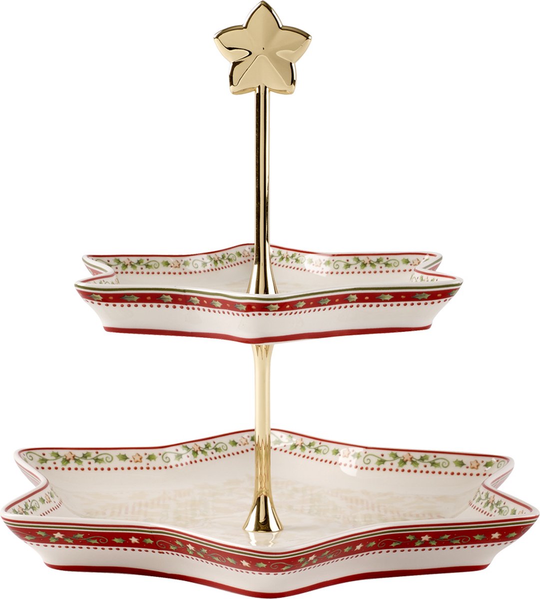 Sans marque sans marque Villeroy Boch Winter Bakery Delight etagère houx 25,5 cm