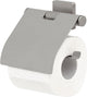 Tiger dock - porte-rouleau papier toilette avec rabat - acier inoxydable brossé