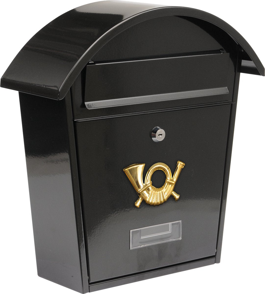 Boîte aux lettres Vorel noire avec 2 clés - 380x320x105 mm