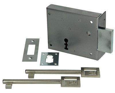 Yale 1019117 - 1 serrure de cave à pied droite b4120 100mm | 1 pièce