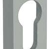 Yale 1019119 - 1 cylindre profilé de sécurité pz 9mm aluminium-blanc | 2 pièces