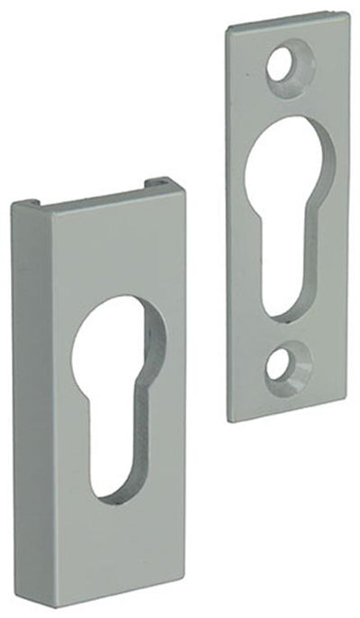 Yale 1019119 - 1 cylindre profilé de sécurité pz 9mm aluminium-blanc | 2 pièces
