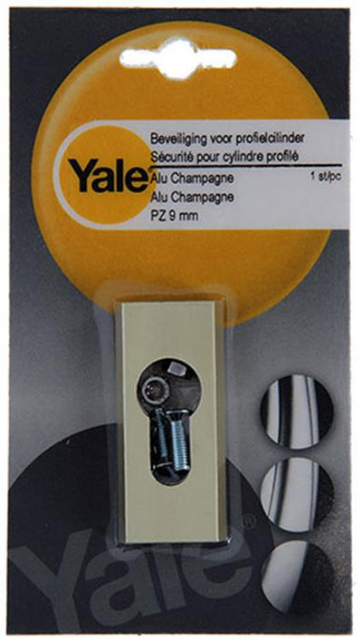 Yale 1019120 - 1 cylindre profilé de sécurité pz 9mm aluchamp | 2 pièces