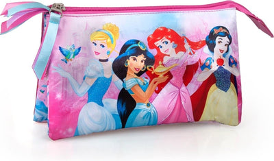 Trousse à crayons Jim Jam Trousse à stylos princesse Disney 3 compartiments avec fermetures éclair