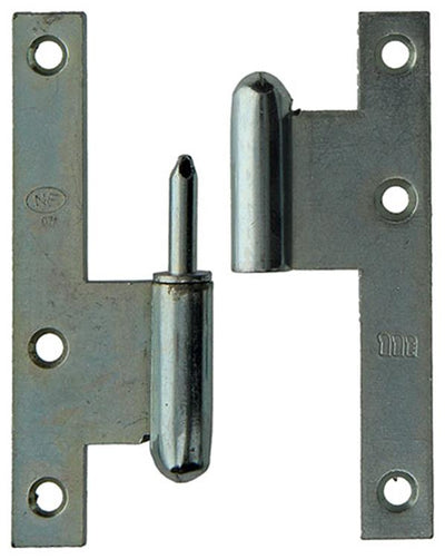 Yale 1019128 - 3 charnières en acier bichromaté l 110x70mm | 2 pièces