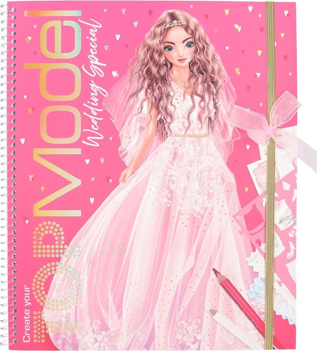 Depesche - top model créez votre livre de coloriage spécial mariage
