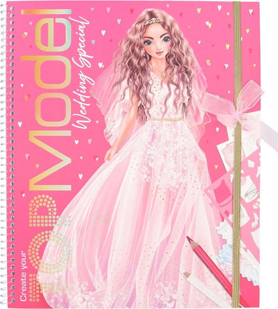 Depesche - top model créez votre livre de coloriage spécial mariage