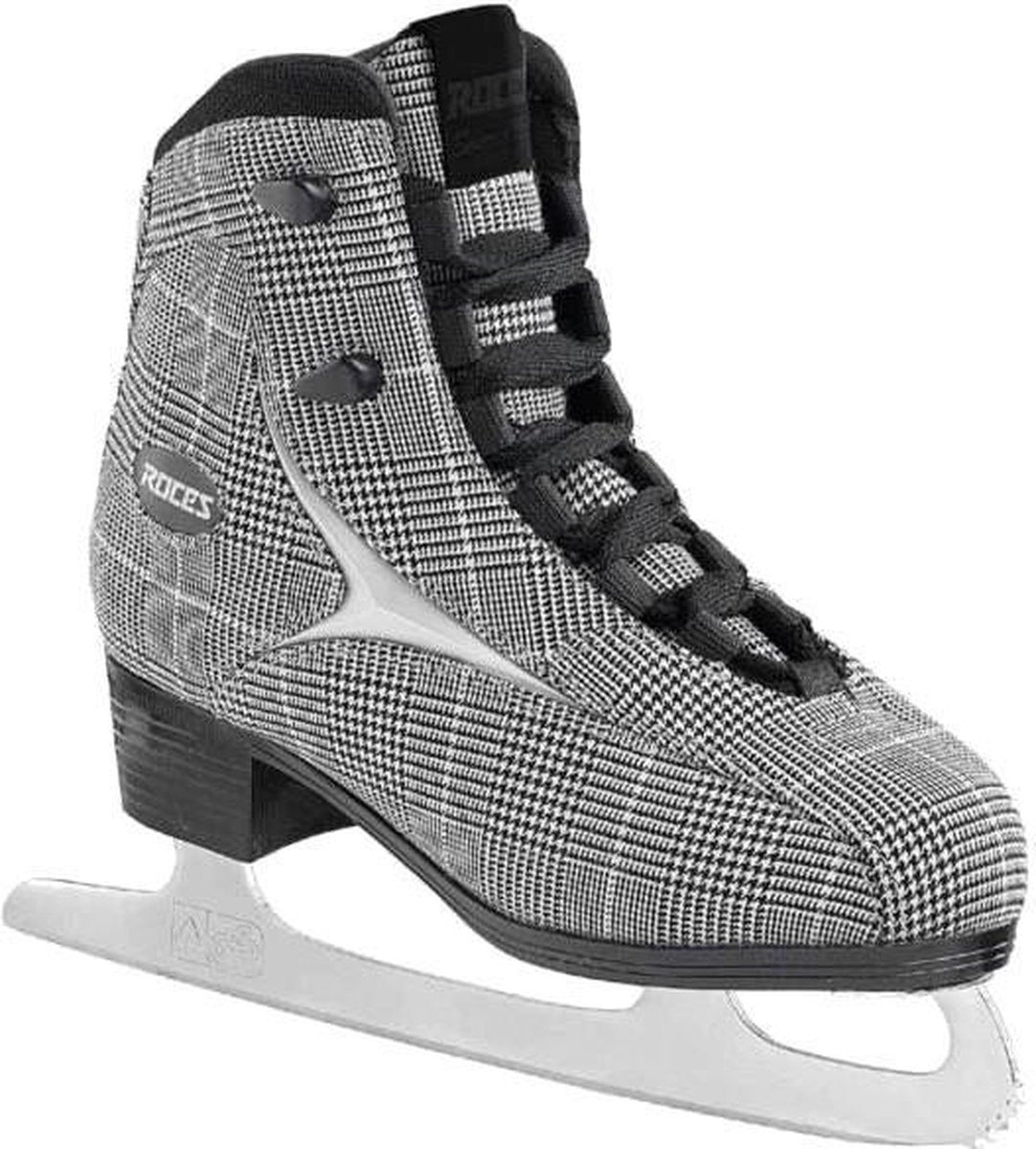Roces saut de schémas britannique check dames noir et blanc taille 40