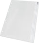 Esselte Leitz premium show bag a4 PVC - avec fermeture coulissante - dossier d'accessoires - 4 trous - 25 pièces - transparent