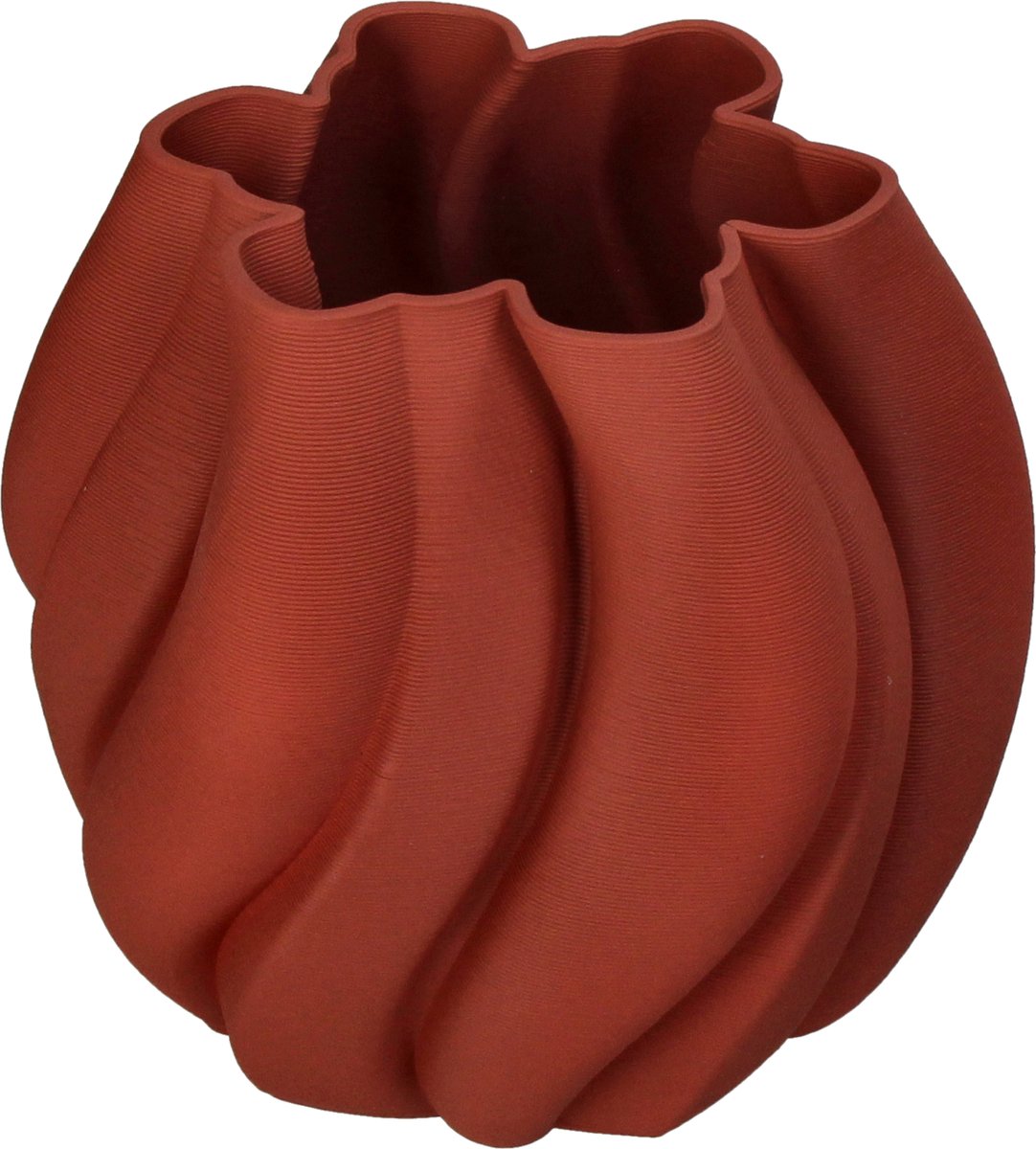 Vase collection Hd porcelaine terre 21x21x20cm