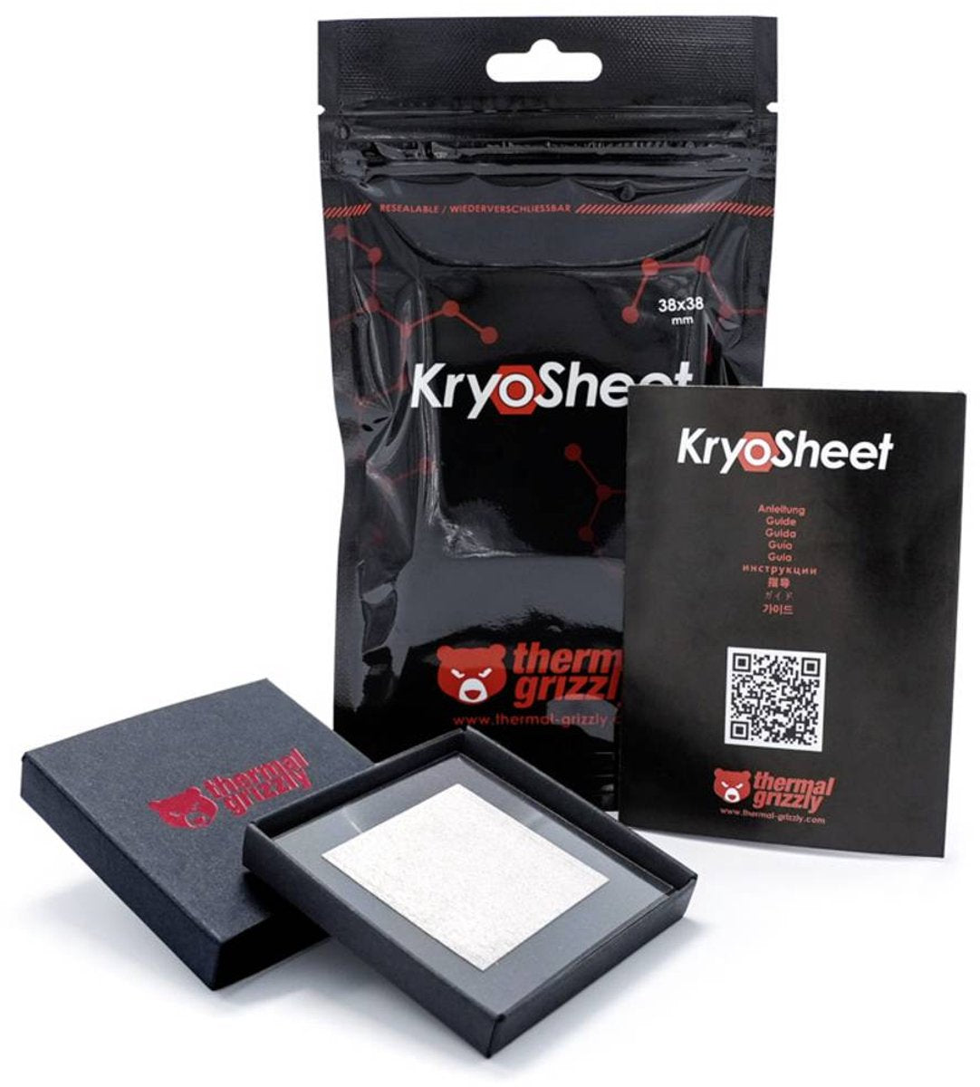 Feuille cryogénique grizzly thermique 38x38 - tapis thermique
