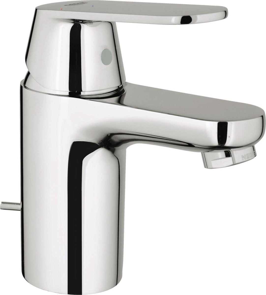 Robinet pour lavabo Grohe eurosmart cosmopolitan - bec bas - avec vidage extractible - chrome - économie d'eau