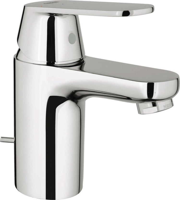 Robinet pour lavabo Grohe eurosmart cosmopolitan - bec bas - avec vidage extractible - chrome - économie d'eau