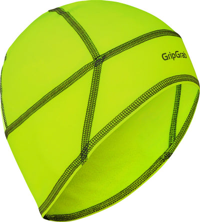 Gripgrab - casque d'automne pour ressorts thermiques, calotte de cyclisme - jaune haute visibilité - unisexe - taille m