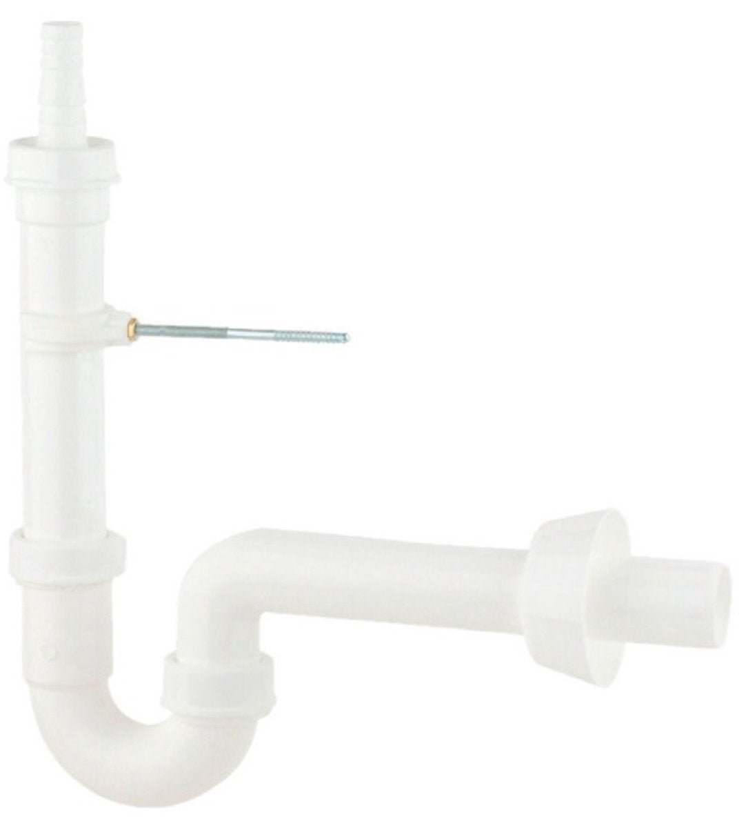 Siphon à tuyau Kirchhoff ks pour machine à laver - blanc - 1 1 2 x 40 mm - avec raccordement 3 4 appareils
