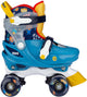 Patins à roulettes Nijdam réglables - espace exclusif x - bleu - taille 25-28