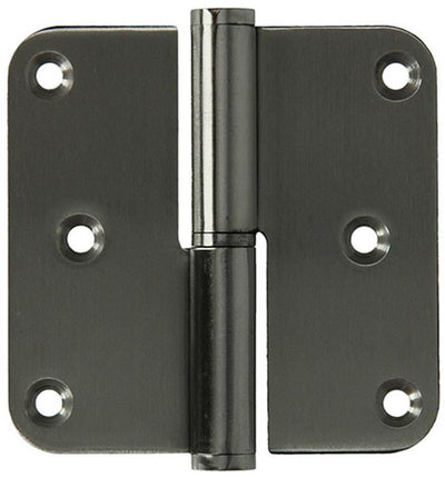 Yale 1019161 - 3 charnières en acier inoxydable, coins biseautés à gauche 80x80mm | 5 pièces