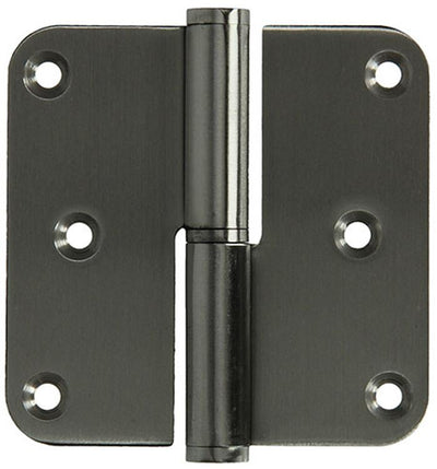 Yale 1019162 - 3 charnières inox, coins biseautés à droite 80x80mm | 5 pièces