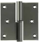 Yale 1019168 - 1 charnière inox gauche avec angle droit 80 x 82 | 2 pièces - afbeelding 1