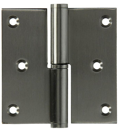 Yale 1019168 - 1 charnière inox gauche avec angle droit 80 x 82 | 2 pièces