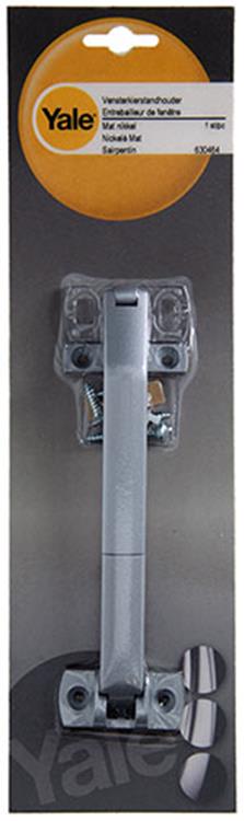 Yale 1019180 - support d'ouverture airbaie pour fenêtre coulissante gris mat | 2 pièces